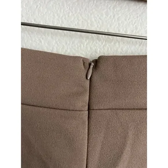 Fashion Nova victoria high waisted dress pants taupe Size XL NEW WOMENS - Picture 7 of 8